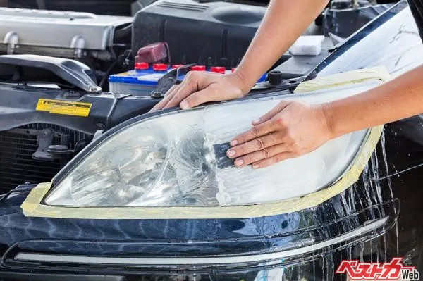 【2025年夏版】ヘッドライトの黄ばみ　なぜ起きる？ 車検もNG!?　原因と対策　おススメのクリーナーは？