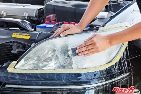 【2025年夏版】ヘッドライトの黄ばみ　なぜ起きる？ 車検もNG!?　原因と対策　おススメのクリーナーは？