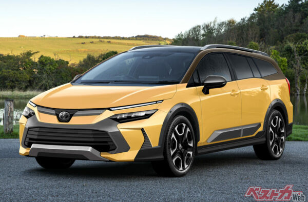 ベストカー編集部作成の予想CGによる次期カローラのクロスオーバータイプ