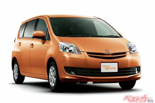 エコカー減税とのタイミングも悪かったのかシエンタの後は継げず。またパッソセッテはダイハツ ブーンルミナスのOEMだった