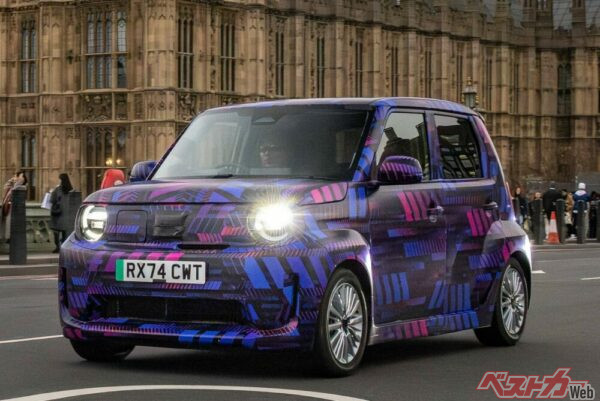 英国をテスト走行中のスーパーEVコンセプト
