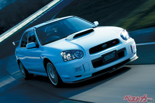 現時点で斎藤氏が最後に所有したインプWRX STIは中古で高騰中