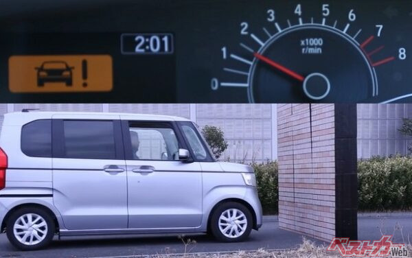 N-BOXのペダル踏み間違い加速抑制装置