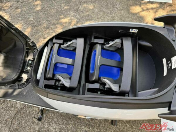 着脱式のバッテリーHonda Mobile Power Pack e: