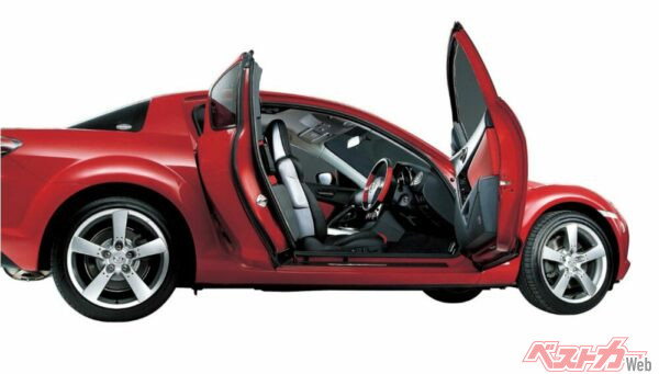 観音開きドアというスタイルを世の中に認知させたRX-8