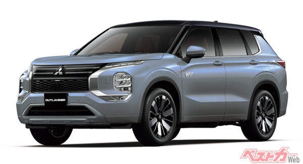 三菱 アウトランダーPHEV。使用済みの駆動用電池を自律型街路灯に再利用する