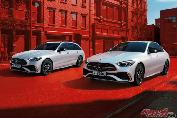 1.5Lで直4 のメルセデス・ベンツ C200。1.5～2Lで直4がぶっ刺さる人にとっては大歓迎な傾向