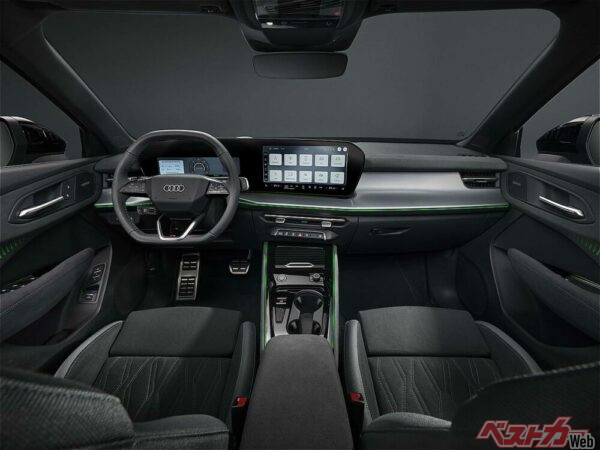 アウディの最新の文法に準じたインテリア