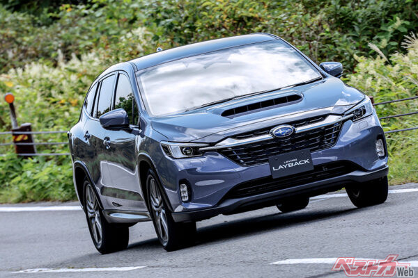 サスペンションのチューニングが抜群と評判のレイバック。スバルらしい走りも健在