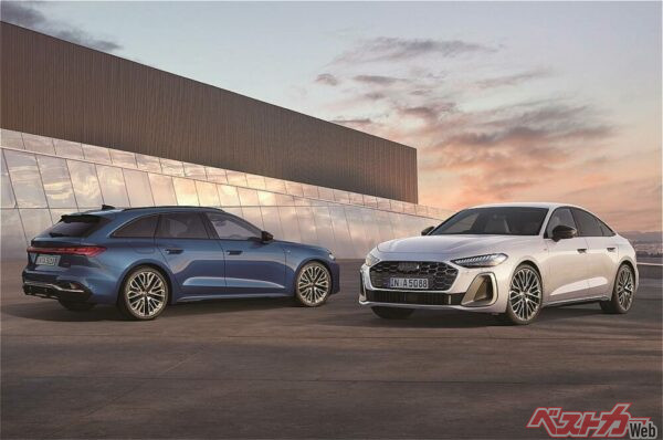 アウディA5 TDIの限定モデル「Edition One」。左がA5 Avant、右がA5
