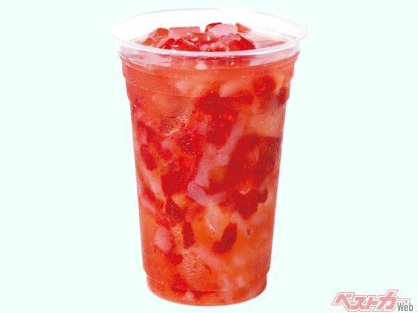 伊勢道　安濃SA（上り）　安濃横丁　台湾風フルーツジャスミンティー　ストロベリー　550円