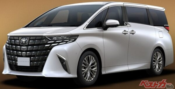 2025年は月平均7500台という登録台数となっているアルファード。500万円を優に超える高額車でありながら高い人気を誇っている