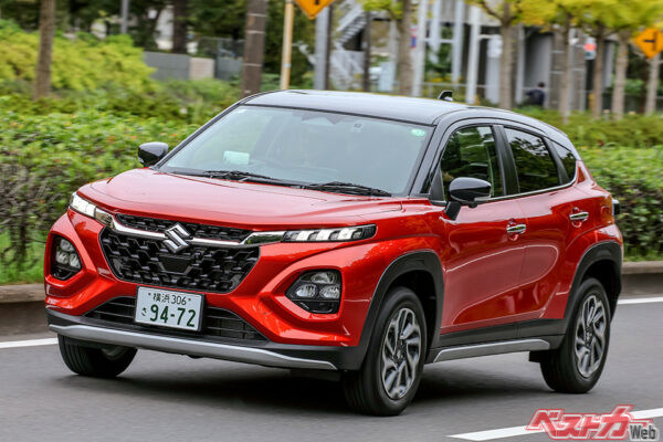 スズキ フロンクス（254万1000～273万9000円）。インド生産