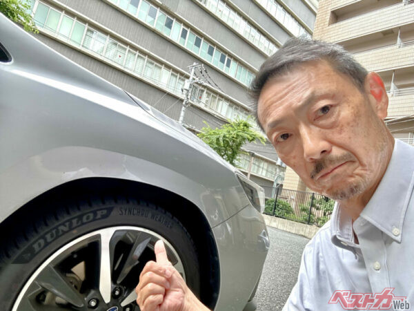 BCの社用車レヴォーグにシンクロウエザーを装着して、すでに約1万㎞走行した