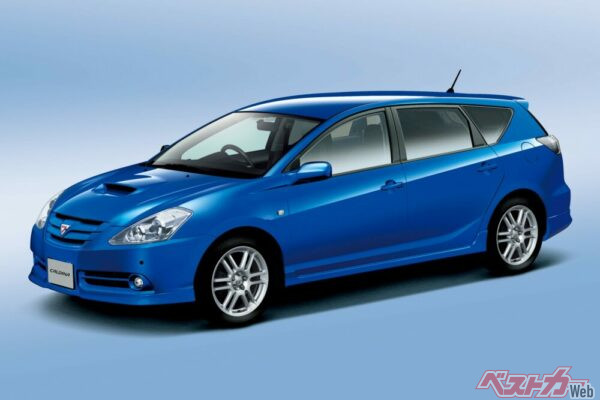 3代目カルディナGT-FOUR。3S-GTE搭載により2Lで260psを達成