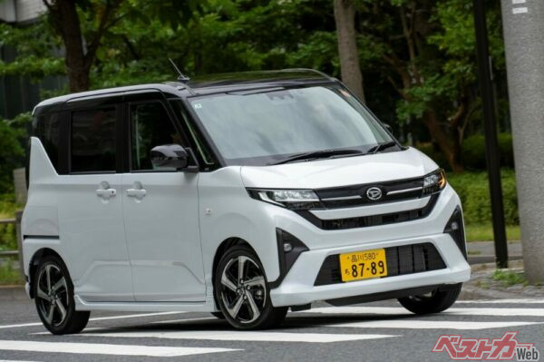 グッとくる走りを披露してくれた新型ムーヴRS。64ps/10.2kgmを発生する658cc直3インタークーラーターボを搭載