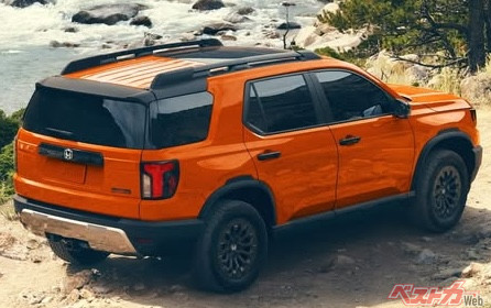 このカクカクボディが見事!! 巨大サンルーフがイイね