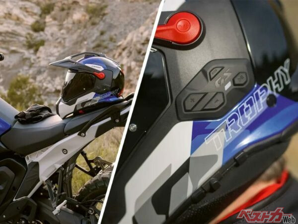 【海外】BMWの“GSシリーズ向け”ヘルメット「GSラリーカーボン」発表！ 専用通信システム一体型の多機能ヘルメットだ