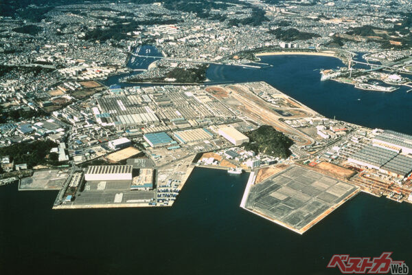 追浜工場全景。日産のみならず、日本の歴史にも非常に重要な意味を持つ