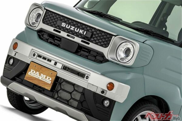 こんなスペーシアギアが欲しかった!!　「SUZUKI」ロゴがカッコイイDAMDのフェイスチェンジキットが個性的!!!