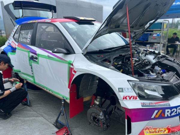 手持ちのサスペンションにダメージがある