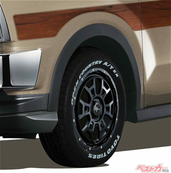 こちらはオプションで用意されるアルミホイール