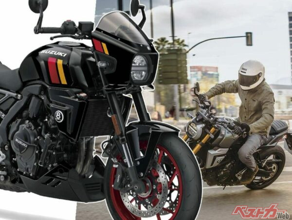 【速報】スズキ新型ネオレトロ「GSX-8T」「GSX-8TT」が世界初登場！ 「T500」の名を継ぐクラシックスポーツ