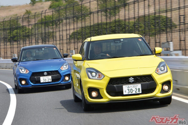 スズキ スイフトスポーツ。クオリティは高いのに低価格。柔軟なサスストロークに高級感が滲み出る