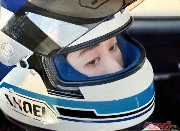 レース活動時代の1枚、引き締まった表情が美しい