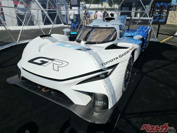 ル・マン会場に展示された液体水素マシン「GR LH2 Racing Concept」
