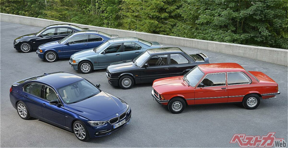 常に日本車のお手本だった!! BMW3シリーズの50年の歴史が感動しかない 