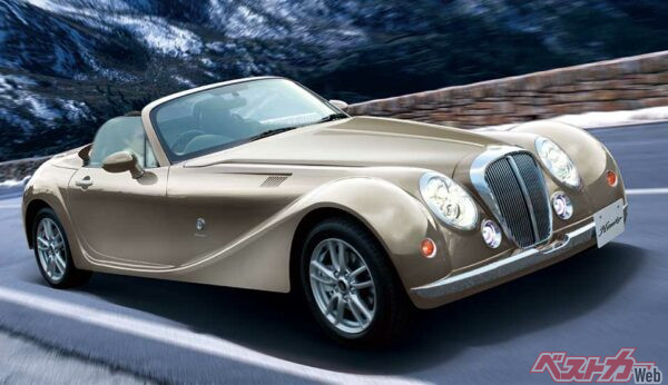 ベースはマツダロードスター。ルーフはメタルトップ、ボディカラーは標準の5色に加えオプションの30色も設定される