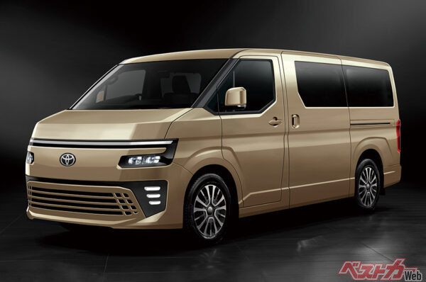 次期型400系はキャブオーバーではなく1.5 BOXという情報。海外の300系に近いテイストだ（ベストカー編集部作成の予想CG）