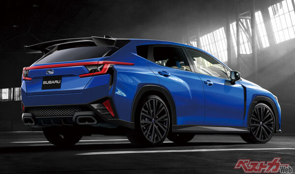 レース、ラリーのイメージが色濃く反映されるスポーツカーが期待される。ボディサイズは現行型のWRX S4よりもコンパクトなインプレッサに近い全長4500×全幅1800mm前後だろうか（ベストカー編集部作成の予想CG）