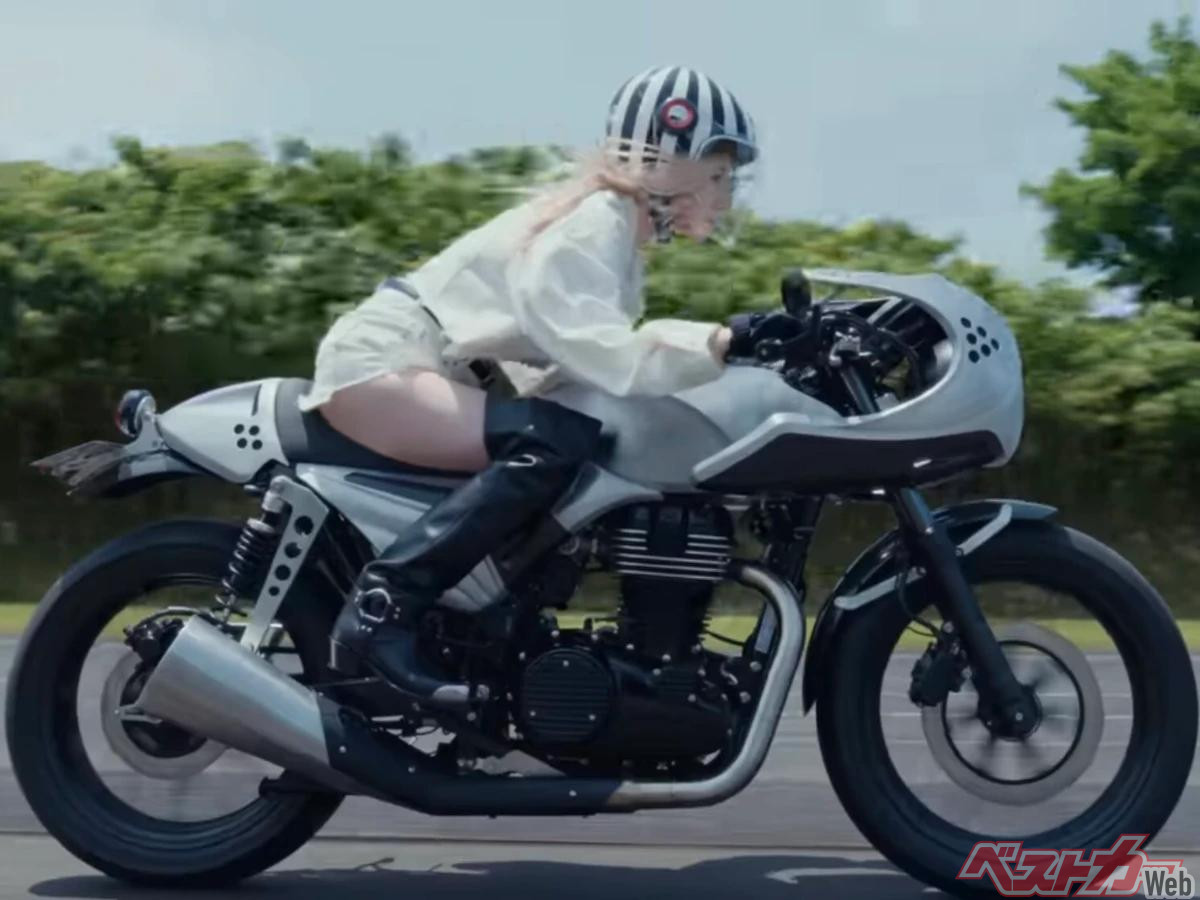 椎名林檎の新曲MVにカフェスタイルのハイネスCB350が登場！ ASK