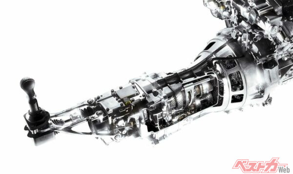 愛知精機製の6速MT。いわゆるレブマッチング機能を世界で初めて搭載した！