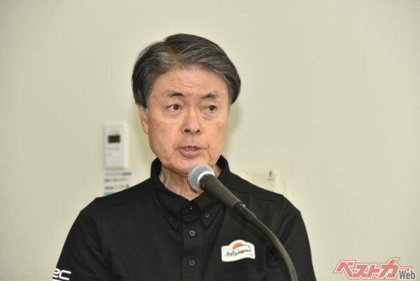 ラリージャパン2025実行委員会会長を務める太田稔彦・豊田市長