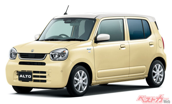 スズキ アルト。このように「もっと低い」という選択肢もある。全高が1550mm以下の軽自動車は立体駐車場を利用しやすいというメリットがある