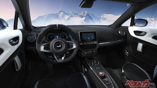 A110 R 70 BLUE BLANC ROUGE　内装