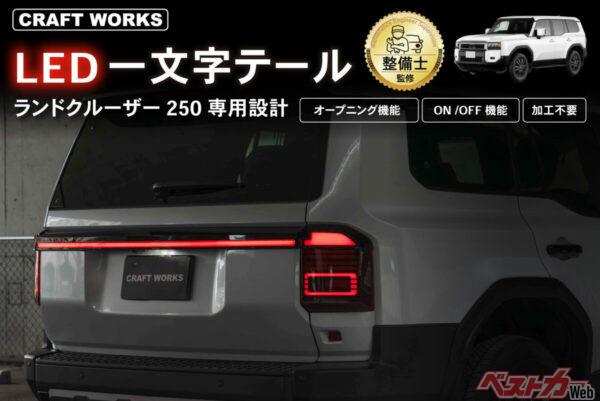 純正ランプよりも明るく、かつドレスアップもできてしまう!