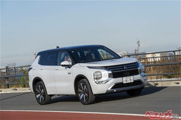 三菱アウトランダー。北米モデルに2026年からマイルドハイブリッドを搭載すると発表した