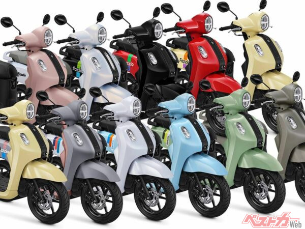 【海外】日本上陸予定125「ファッツィオ」インドネシアでは怒涛の11色展開！ 日本には何色がクル？