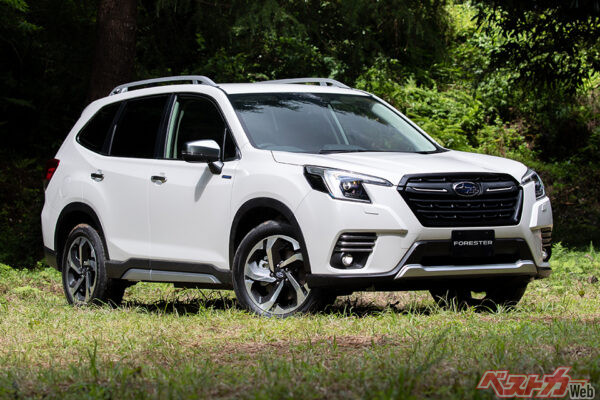 スバル フォレスター(5代目・2018年登場)。スポーツ系のターボ車も用意するなど、オンオフ問わない走りが魅力