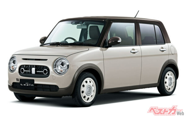 一部改良前のアルトラパンLC。こちらもグリル回りが違う