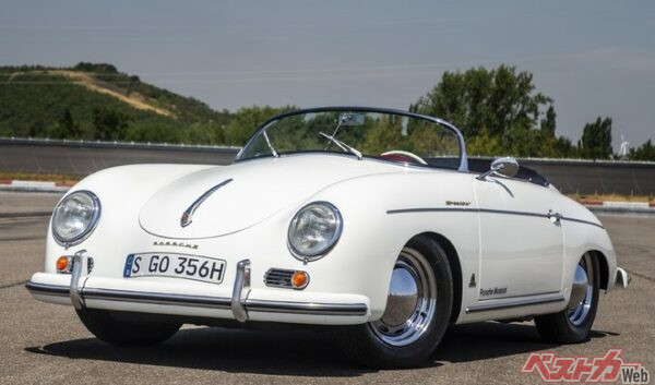 H（ヒストリックナンバー）が装着されているポルシェ356