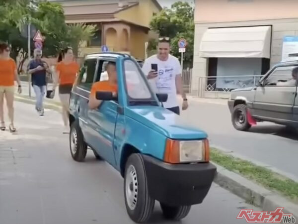 バランスを保っていられるのも不思議なぐらいだが、きちんと走行することも可能。その奇妙な走行シーンは動画でも楽しめる。（https://youtu.be/lni7U7EO0zo?si=UxIRGg26qHWsytfR）