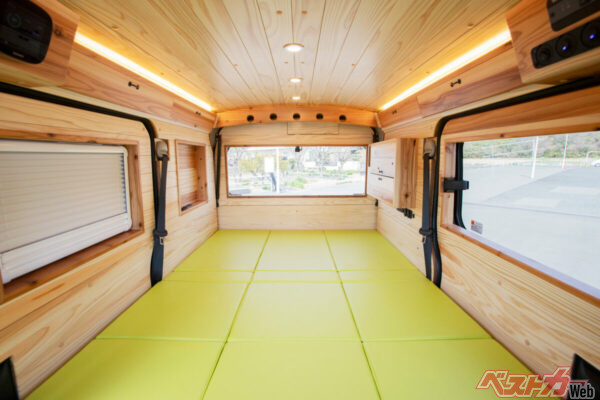 岡山県内のマットレス専門店にオーダーと設計を依頼したという