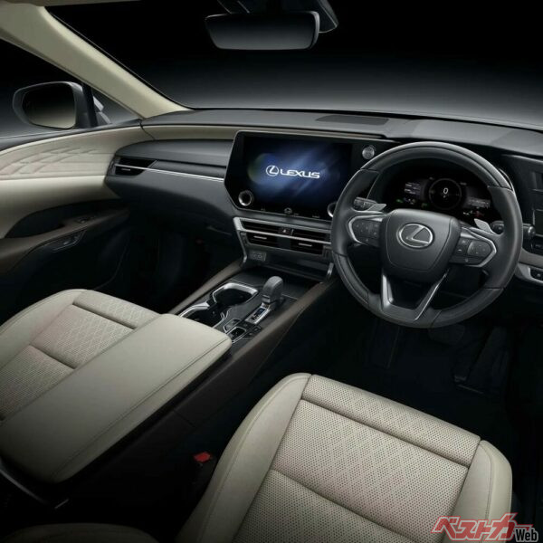 レクサスRX350hのコクピット