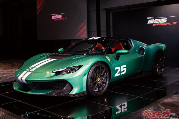 2025年6月20日、日本初公開されたフェラーリ 296スペチアーレ