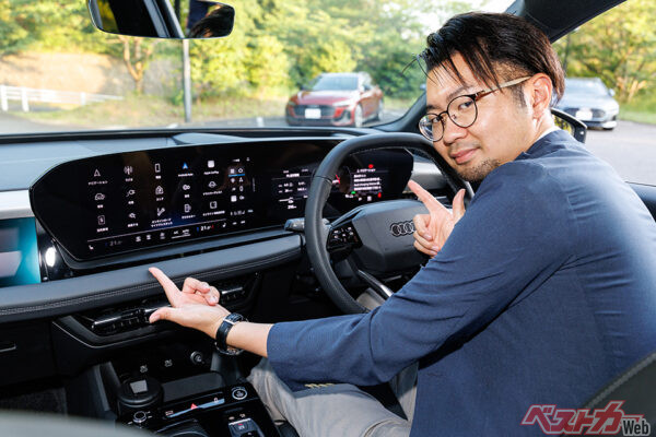 乗員を取り囲むMMIディスプレイは圧巻